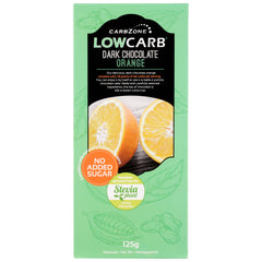 Low Carb® Dunkle Schokolade Orange (125g)